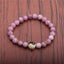 Agate Stone Beaded Bracelet for Men - 8mm Eight Trigrams Design