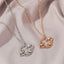 Fashion Alloy Plated Hollow Planet Pendant Necklace