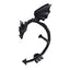 Gothic Punk Dragon Ear Cuff with Artificial Gemstones for Women