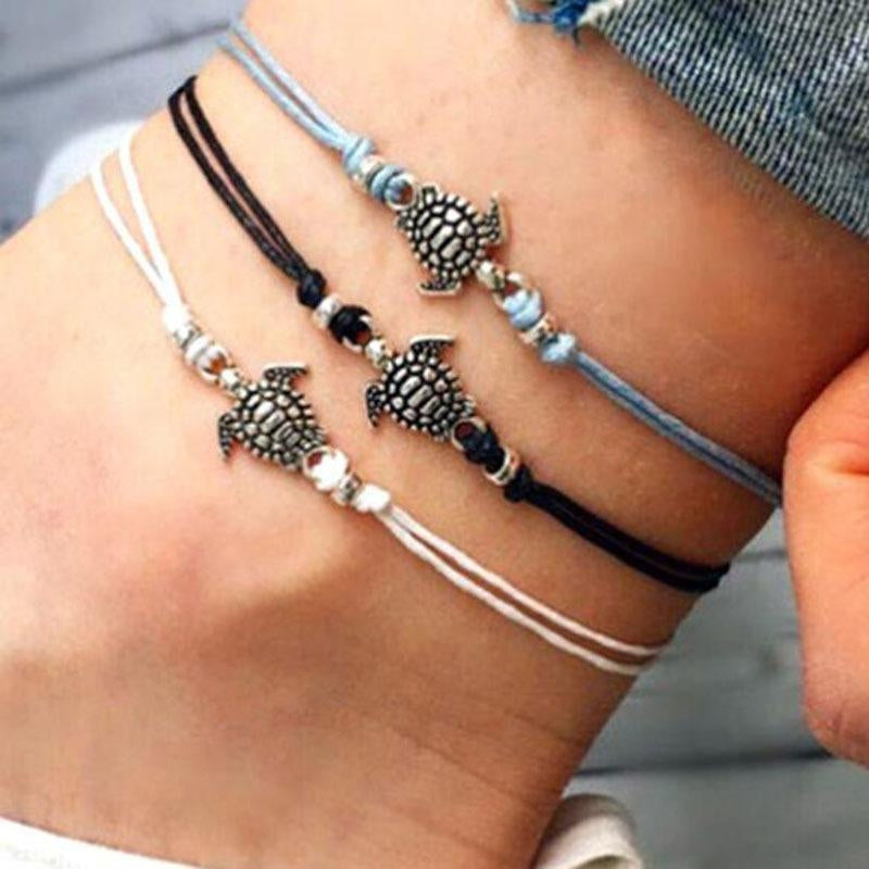 Fashion Alloy Turtle Anklet Bracelet for Women