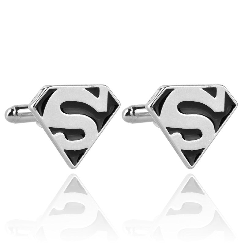 Fashion Animal Smile Face Titanium Steel Cufflinks - Father of the Bride Wedding Edition