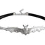 Fashion Halloween Bat Pendant Choker Necklace for Women