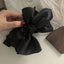 Elegant Satin Bow Hair Claw Clip for Women