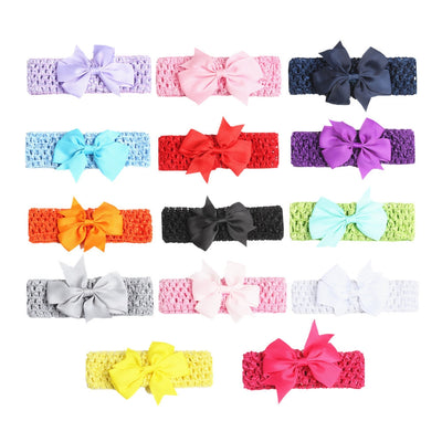 Fashion Bow Knot Hollow Out Headband for Children and Babies