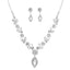 Fashion Crystal Flower Bridal Jewelry Set - Wedding Necklace and Accessories