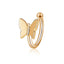 Fashion Butterfly U-Shaped Clip-On Earrings