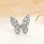 Fashion Rhinestone Butterfly Open Ring for Women