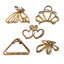 Fashion Butterfly Hollow Metal Hair Claw Clip