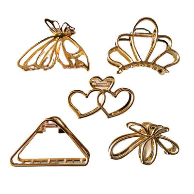 Fashion Butterfly Hollow Metal Hair Claw Clip