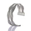 Fashion C Shape Alloy Braided Women's Bangle Bracelet