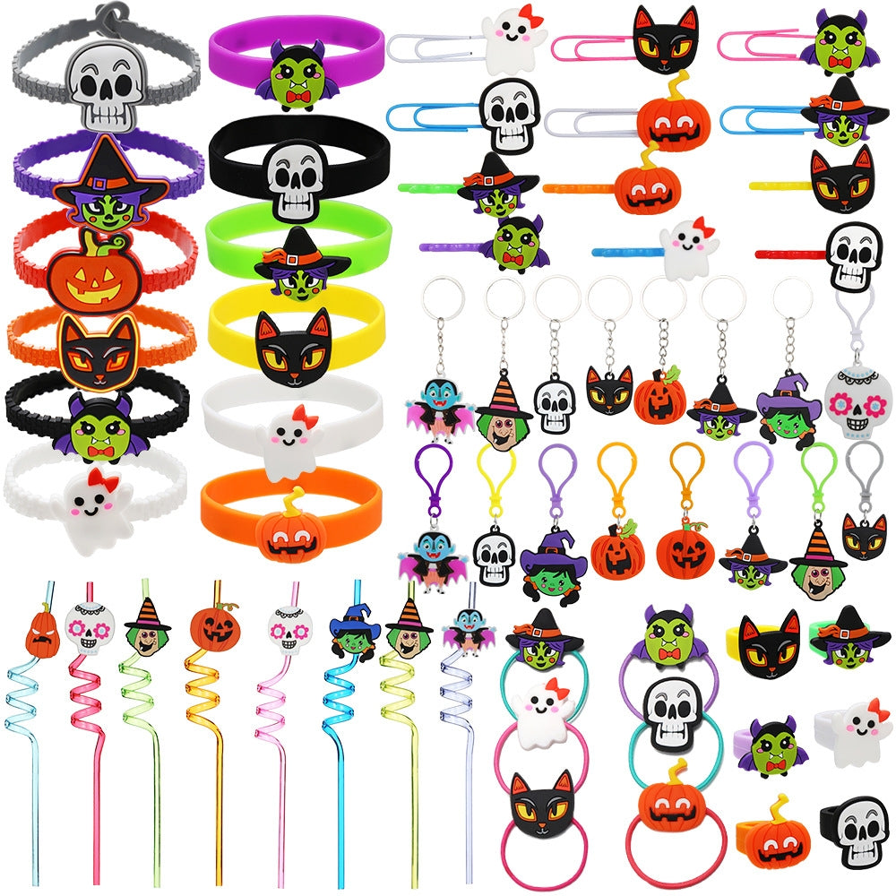 Fashion Halloween Cartoon Epoxy Hair Clips for Kids