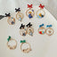 Fashion Cartoon Alloy Enamel Stoving Varnish Drop Earrings