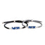 Sterling Silver Enamel Cartoon Character Couple Bracelets