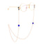 Fashion Chain Blue Eye Beads Handmade Eyeglasses Anti-Lost Chain