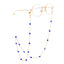 Fashion Chain Blue Eye Beads Handmade Eyeglasses Retainer