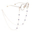 Fashion Chain Blue Eye Beads Handmade Eyeglasses Retainer