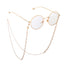 Gold Pearl Eyewear Retainer Chain