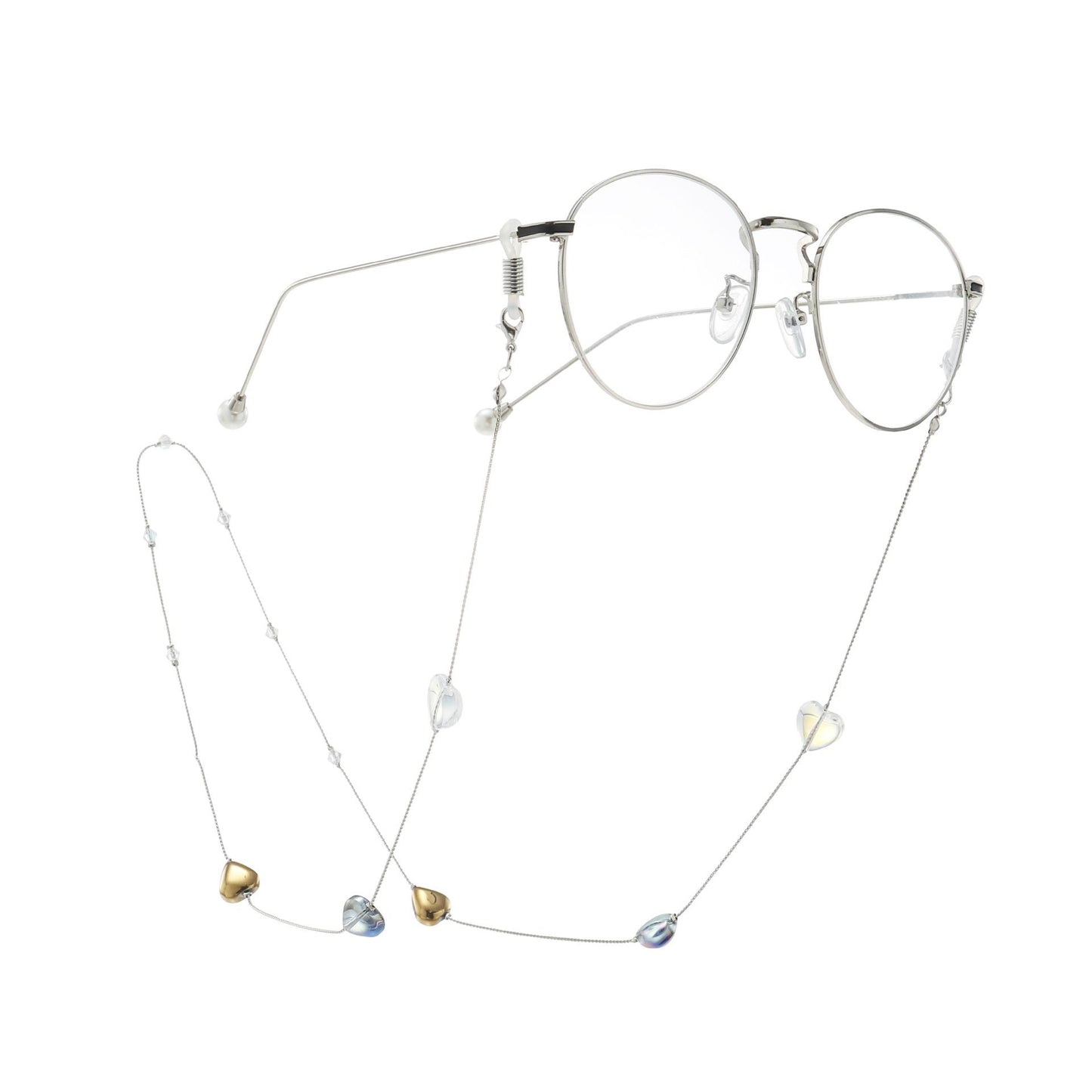 Fashion Crystal Beaded Handmade Eyeglass Chain Alloy Nhbc137167