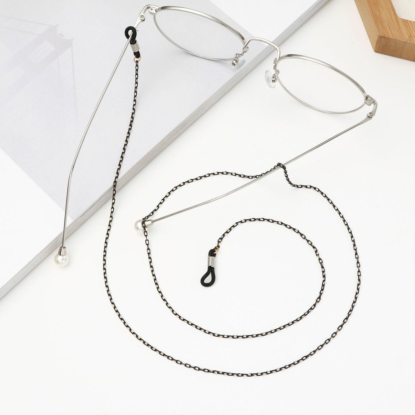 Fashion Metal Glasses Chain Strap - Handmade Anti-Slip Eyewear Accessory