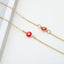 Fashion Chain Red Eye Beads Turkish Handmade Eyeglasses Anti-Lost Chain