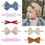 Fashion Baby Headband Set - Flower Fabric Nylon Hair Accessories (10 Pack)