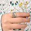 Chrysanthemum Daisy Flower Engraved Rotatable Women's Ring