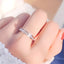 Fashion Zircon Inlay Titanium Steel Ring for Women