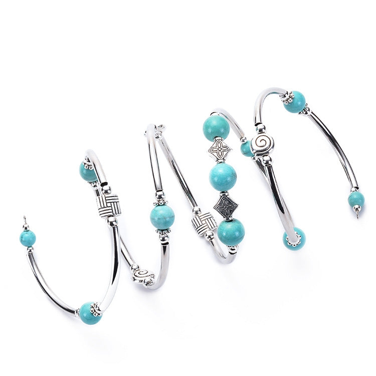 Fashion Multilayer Natural Stone Beaded Bracelet for Women