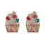 Fashion Crystal Ice Cream Stud Earrings for Women