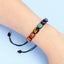 Colorful Natural Stone Beaded Bracelet with Tiger Eye and Agate Crystals