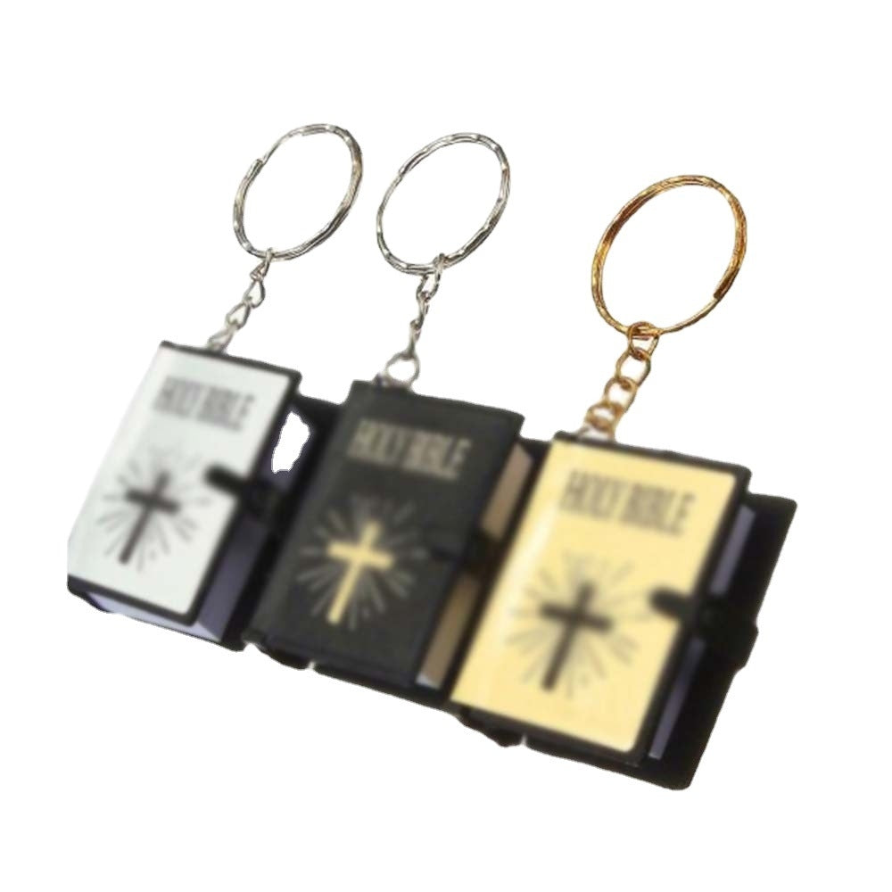 Fashion Cross Letter Unisex Keychain Pendant - 3.4cm x 4cm Metal and Plastic Charm