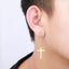 Fashion Cross Hypoallergenic Stainless Steel Punk Earrings