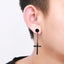 Fashion Cross Hypoallergenic Stainless Steel Punk Earrings