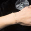 Fashion Double Pearl Cross Tree of Life Women's Bracelet