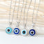 Vintage Evil Eye Resin Pendant Necklace - Unisex Turkish Design