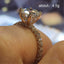 Fashion Diamond Round Alloy Engagement Ring Wholesale