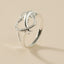 Fashion Dolphin Heart Hollow Alloy Women's Ring