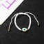 Fashion Alloy Enamel Unisex Adjustable Multi-Color Evil Eye Bracelet