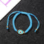 Fashion Alloy Enamel Unisex Adjustable Multi-Color Evil Eye Bracelet