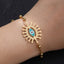 18K Gold Plated Stainless Steel Eye Bracelet for Couples