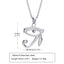 Titanium Steel Eye of Horus Zircon Pendant Necklace for Men