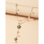 Elegant Floral Pearl Pendant Long Necklace