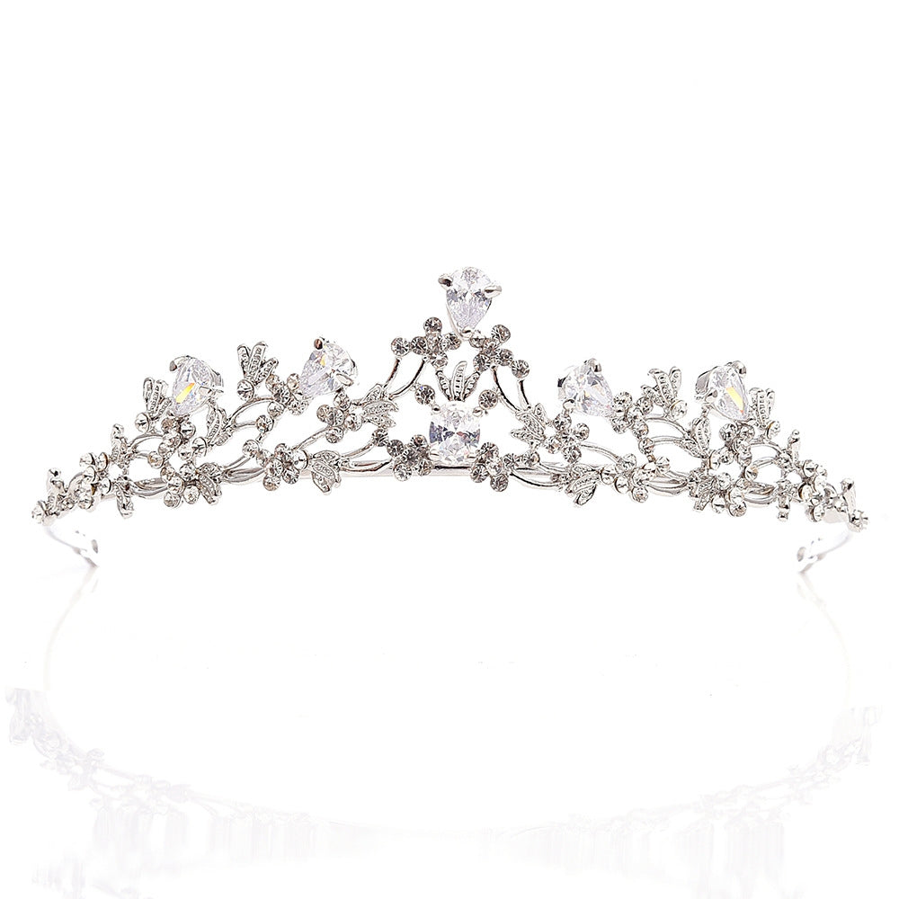 Elegant Rhinestone Alloy Bridal Tiara Crown Headband