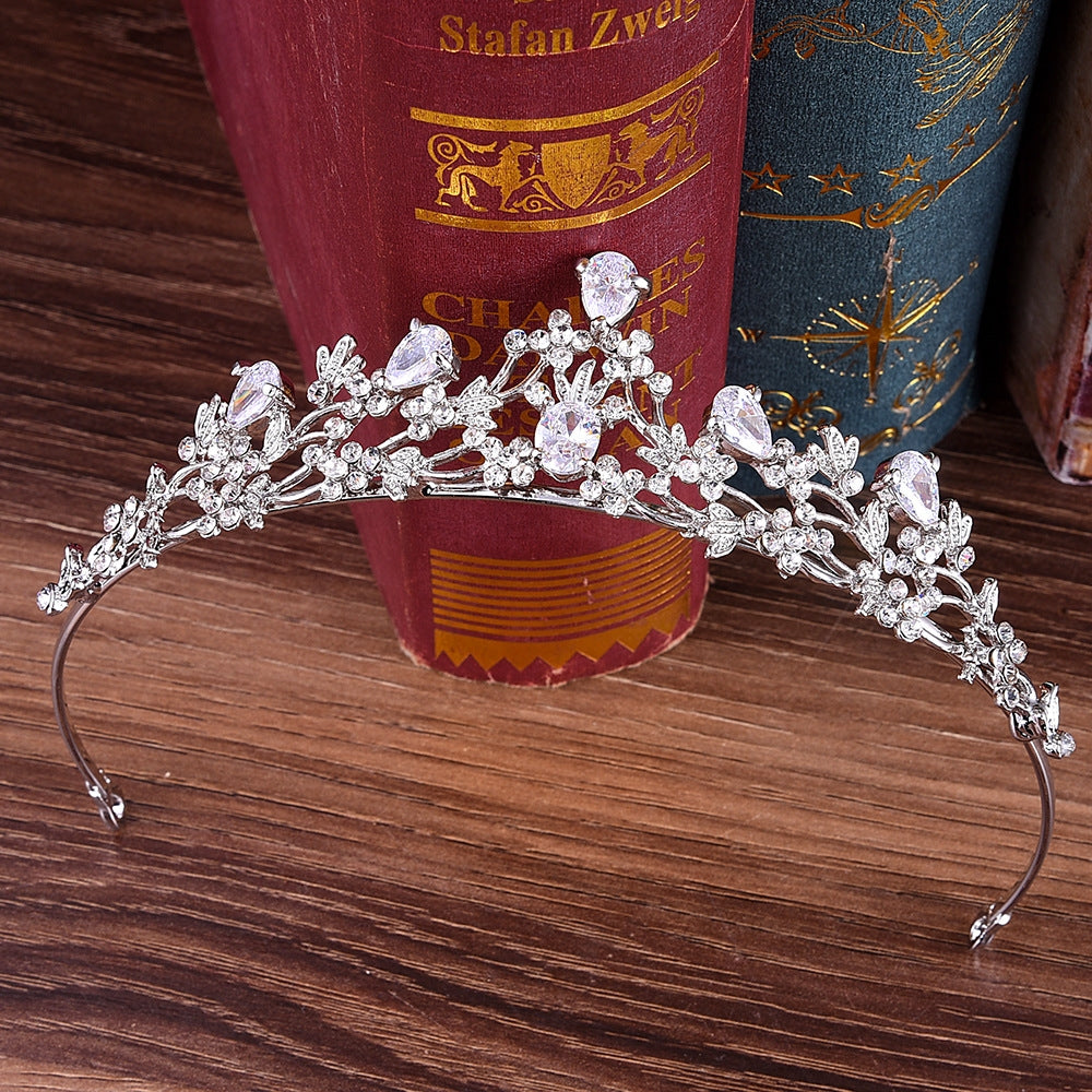 Elegant Rhinestone Alloy Bridal Tiara Crown Headband