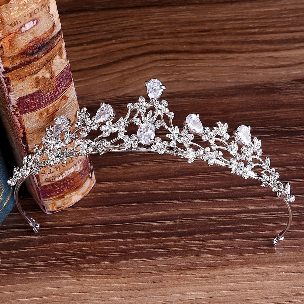 Elegant Rhinestone Alloy Bridal Tiara Crown Headband