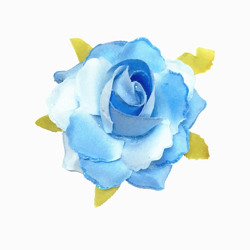 Elegant Rose Flower Hair Clip and Brooch for Weddings and Events