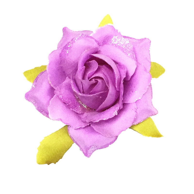 Elegant Rose Flower Hair Clip and Brooch for Weddings and Events