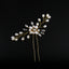 Elegant Rhinestone Flower Pearl Hairpin for Bridal Wedding Accessories