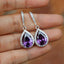 Elegant Water Drop Zircon Copper Earrings for Women - Bridal and Party Accessory