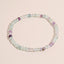 Fashion Geometric Agate Natural Stone Beaded Friendship Bracelet